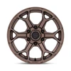 17" Fuel FC903 Splicer 17x9 6x5.5 (6x139.7) 1mm Wheel Burnt Bronze Truck SUV Rim