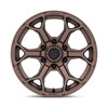 17" Fuel FC903 Splicer 17x8.5 6x5.5 (6x139.7) 25mm Burnt Bronze Offroad Wheel