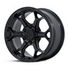 Set 4 17" Fuel FC903 Splicer 17x8.5 6x5.5 25mm Blackout Wheels Offroad Truck Rims