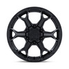 Set 4 17" Fuel FC903 Splicer 17x9 6x5.5 1mm Blackout Wheels Offroad Truck Rims