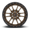 Set 4 22" Fuel D681 Rebel 22x10 8x170 Bronze Black Bead Ring Wheels -18mm Rims