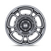 Set 4 20" US Mag UC147 Flagstaff 20x8.5 5x5 1mm Anthracite Mach-Face & Chr-Lip
