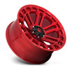 Set 4 Fuel D719 Heater 17x9 6x5.5 Candy Red Machined Wheels 17" -12mm Rims