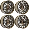 Set 4 22" Arena A118 Karma 22x10 5x5 (5x127) -18mm Smoked Bronze Truck Wheels