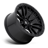 Set 4 22" Fuel D679 Rebel 22x12 8x6.5 -44mm Matte Black Wheels Offroad Rims
