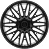 20" Arena A118 Karma 20x9 5x5 (5x127) 1mm Gloss Black Wheel For Jeep Truck Rim