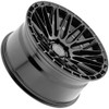 20" Arena A118 Karma 20x9 5x5 (5x127) 1mm Gloss Black Wheel For Jeep Truck Rim