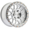 Set 4 18" Arena A119 Boost 18x9 6x5.5 0mm Gloss Silver Machined Wheels Truck Rims
