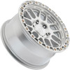 17" Arena A119 Boost 17x9 6x135 0mm Gloss Silver Machined Wheel Truck SUV Rim