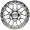 Set 4 17" Arena A119 Boost 17x9 6x135 0mm Gloss Silver Machined Truck Wheels