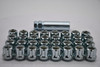 Set 32 Spline Lug Nut Kit 14mm x 2.0 1" Tall M14x2 Gorilla Zinc 14-2.0 Open