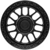 17" Arena A119 Boost 17x8.5 6x5.5 25mm Satin Black Gloss Black Lip Truck SUV Rim Wheel