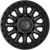 Set 4 18" Arena A119 Boost 18x9 8x170 20mm Satin Black Gloss Black Lip Wheels