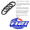 Set 4 Gorilla Hub Centering Rings 63mm Outer Dia-60.10mm Inner Dia