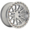 17" Arena A128 Enduro 17x9 5x5 (5x127) 0mm Gloss Silver Machined Wheel Truck Rim