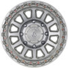 17" Arena A128 Enduro 17x9 8x180 0mm Gloss Silver Machined Wheel Truck Rim