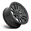 Set 4 22" Fuel D680 Rebel 22x10 8x6.5 -18mm Gunmetal Black Bead Ring Truck Rims Lifted Offroad Wheels