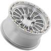 Set 4 17" Arena A130 Podium 17x9 5x5 0mm Gloss Silver Machined Wheels Truck Rims Offroad