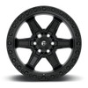 Set 4 Fuel D697 Kicker 17x9 6x5.5 Matte Black Wheels 17" 1mm Rims