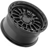 17" Arena A130 Podium 17x9 6x135 0mm Satin Black Gloss Black Lip Wheel Truck Rim Offroad SUV