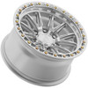 Set 4 17" Arena A132 Blitz 17x9 6x135 0mm Gloss Silver Machined Wheels Truck Rims Offroad SUV
