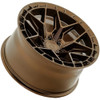 Set 4 20" Arena A133 Rampage 20x9 6x5.5 0mm Smoked Bronze Wheels Truck SUV Rims Offroad