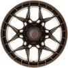 20" Arena A133 Rampage 20x10 6x135 -18mm Smoked Bronze Offroad Truck SUV Wheel