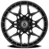 Set 4 20" Arena A133 Rampage 20x10 6x5.5 -18mm Gloss Black Wheels Truck SUV Rims Lifted Offroad