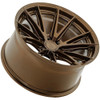 Set 4 20" Arena A134 Vortex 20x9 6x5.5 0mm Smoked Bronze Wheels Truck SUV Rims