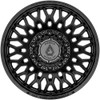 22" Arena A129 Dually Valkyrie 22x8.25 10x225 100mm Front Truck Gloss Black Rim Offroad Wheel