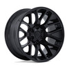 20" Moto Metal MO816 Overlook 20x10 8x180 -18mm Blackout Wheel Offroad Truck Rim Lifted