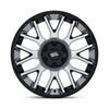 20" Moto Metal MO816 Overlook 20x10 6x135 6x5.5 -18mm Gloss Black Machined Wheel Lifted Offroad Truck SUV Rim