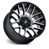 Set 4 20" Moto Metal MO816 Overlook 20x9 8x170 1mm Gloss Black Machined Wheels