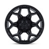 Set 4 20" Moto Metal MO815 Dux 20x9 5x4.5 5x5 1mm Blackout Offroad Truck Wheels SUV Rim