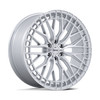 24" Niche NC288 Genoa 24x10 6x5.5 0mm Gloss Silver Machined Face Truck SUV Wheel Rim