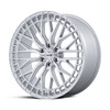 Set 4 24" Niche NC288 Genoa 24x10 6x135 30mm Gloss Silver Machined Face SUV Rims Wheels