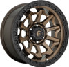 Set 4 20" Fuel D696 Covert 20x9 8x6.5 20mm Wheels Bronze Black Bead Ring Rims