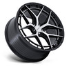 22" Niche NC286 Riviera 22x9 5x112 20mm Gloss Black Machined Face Car SUV Wheel Premium Luxury Rim