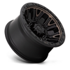 Set 4 Fuel  D824 Traction 20x9 8x6.5 Matte Black Double Dark Tint Wheels 20" 1mm