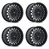 Set 4 18" Rotiform RC212 CJJ 18x9.5 5x4.5 38m Gloss Black Sedan Coupe Car Wheels Luxury Rims