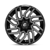 Set 4 Fuel D773 Typhoon 20x9 8x6.5 Gloss Black Milled Wheels 20" 1mm Rims