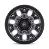 Set 4 Fuel  D825 Traction 20x10 8x170 Matte Gunmetal Black Ring Wheels 20" -18mm