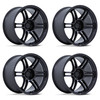 Set 4 19" Rotiform RC209 RPS 19x8.5 5x4.5 20mm Matte Black Sedan Coupe SUV Rims Wheels