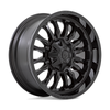 Set 4 20" Fuel D796 Arc 20x10 8x6.5 Matte Black Gloss Black Lip Wheels -18mm