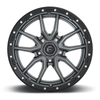 Set 4 Fuel  D680 Rebel 20x9 5x5 Matte Gun Metal Black Bead Ring Wheels 20" 20mm