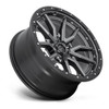 Set 4 Fuel  D680 Rebel 20x9 5x5 Matte Gun Metal Black Bead Ring Wheels 20" 20mm