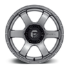 Set 4 Fuel D767 Rush 18x9 6x120 Matte Gun Metal Wheels 18" 20mm Rims