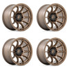 Set 4 Fuel D792 Variant 20x9 5x5 Matte Bronze Wheels 20" 1mm Rims