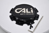 Genuine Cali Offroad C109110B02-F gloss black OEM replacement front dually center cap for Summit Dually wheels. Fits 8x200 and 8x210 applications with a 7.875-inch outside diameter.