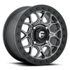 Set 4 Fuel UTV D919 Tech Beadlock 15x10 4x137 Gun Metal Black Wheels 15" 0mm